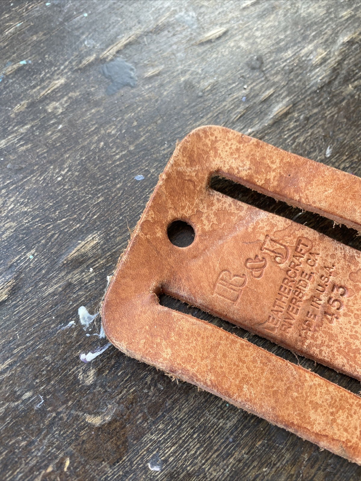 R & J Leathercraft Leather Utility Knife Holder 453** Made in the USA