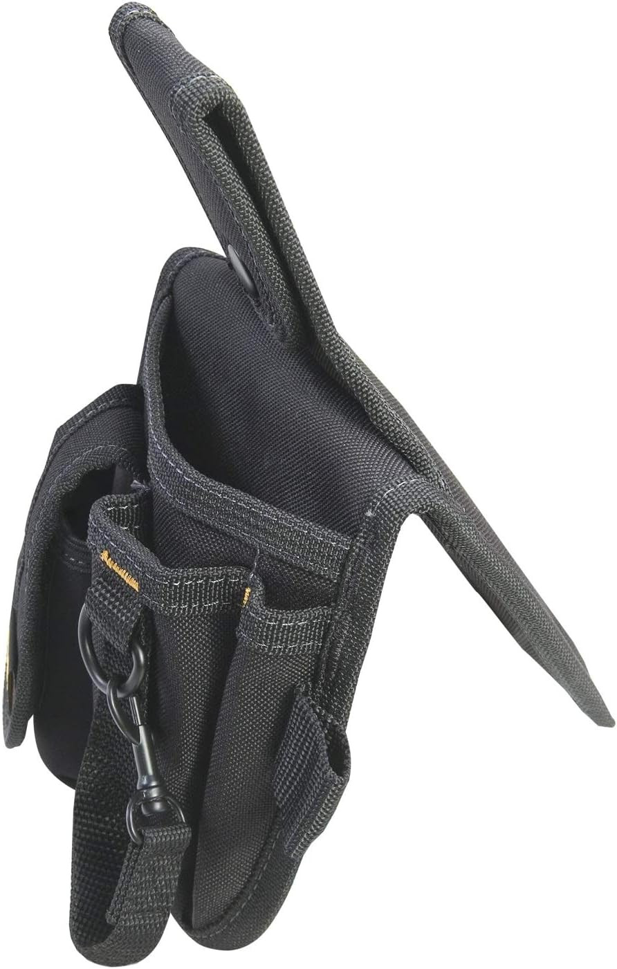 CLC 1501 Poly Tool and Cell Phone Holder, 4-Pocket, Multi, Medium