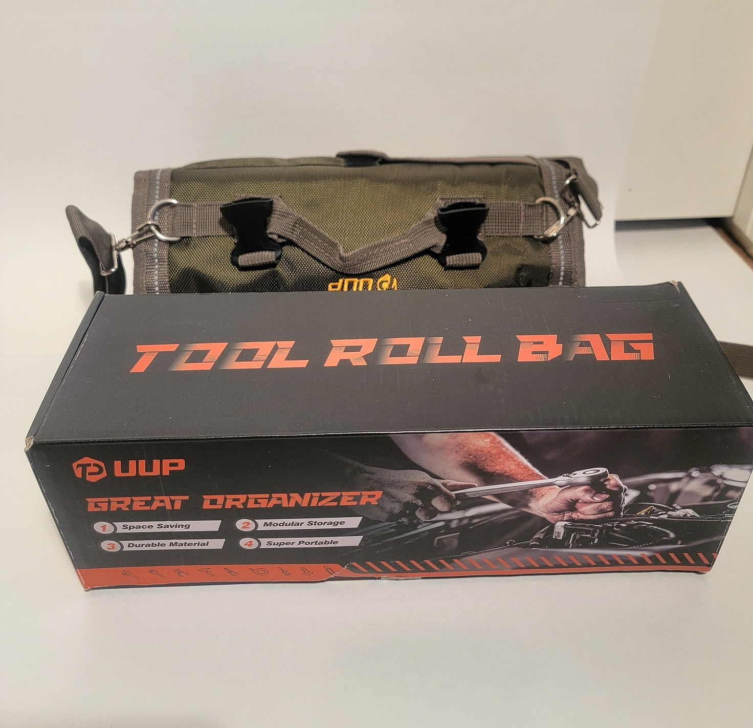 Tool Bag Roll Heavy Duty Tool Organizer For Men Women Portable Tool Storage Box