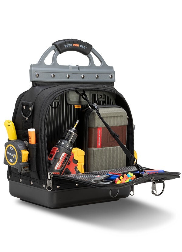 Veto Pro Pac TECH-LCT BLACKOUT Closed Top Tool Bag, VPP10721