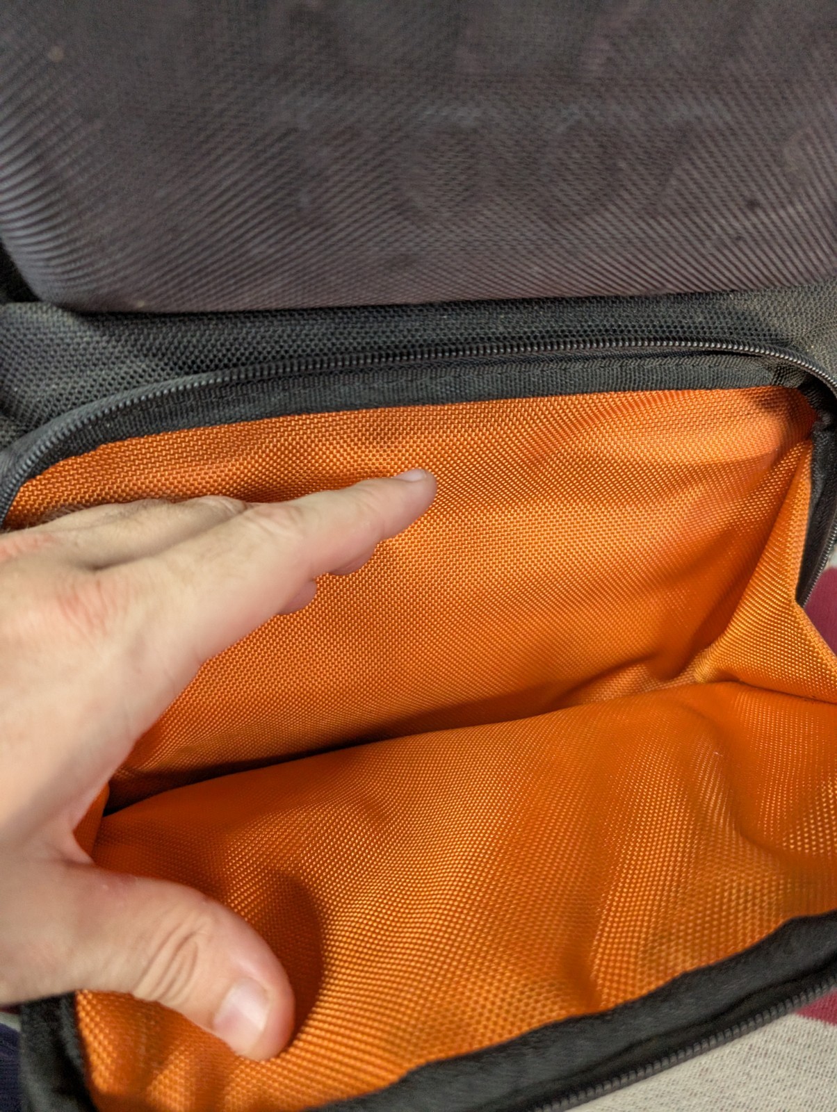 Klein Tools Tradesman Pro Orange/Black Electrician Tool Bag Backpack