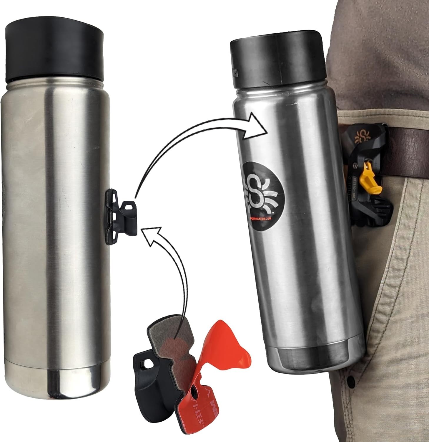 Self Locking Tool Holster Kit – Quick Draw Design with Ambidextrous Lock