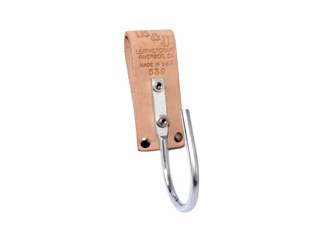 2 PC. R&J Leather Loop & Steel Float Hook, 2/PK *** Made in USA *** (539)