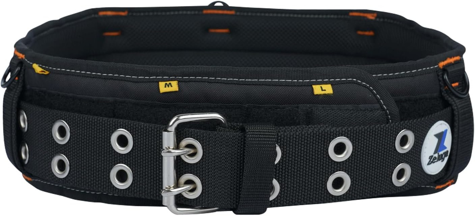 20-222 Heavy Duty Polyester Tool Rig Padded Belt, Black