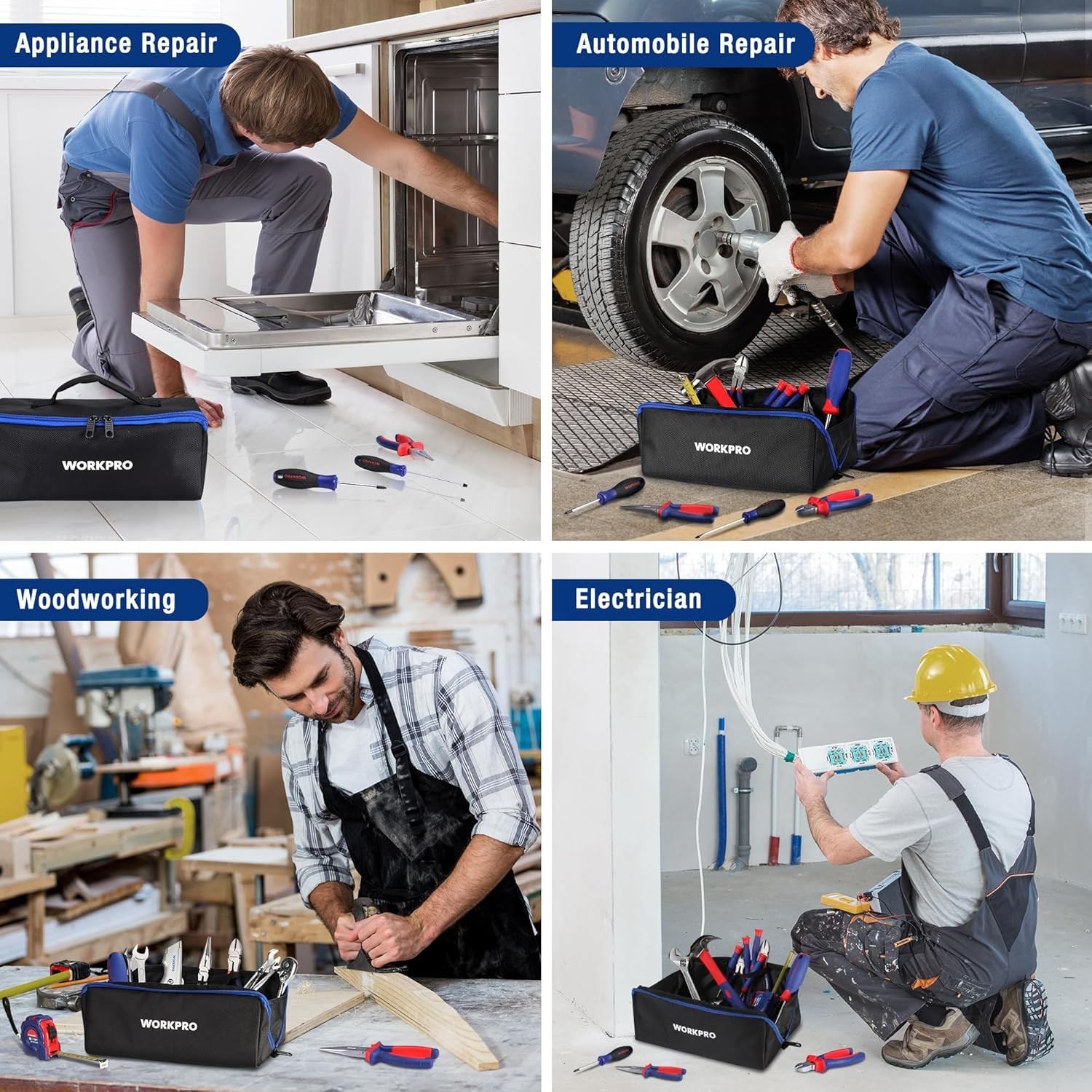 Versatile 10-Inch Tool Storage Bag – Perfect for Organizing Tools & More