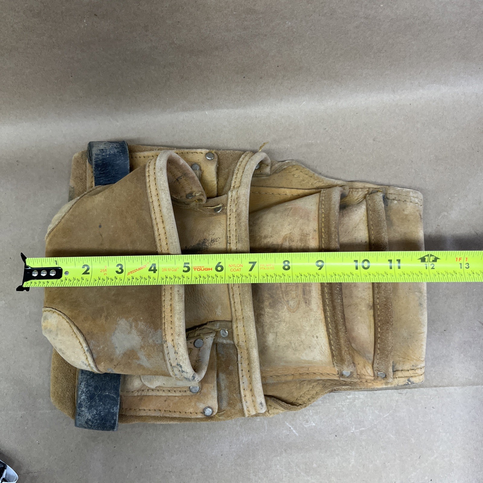 AWP American Work Leather Tool Pouch Carpenter Construction Handyman *SEE PIX