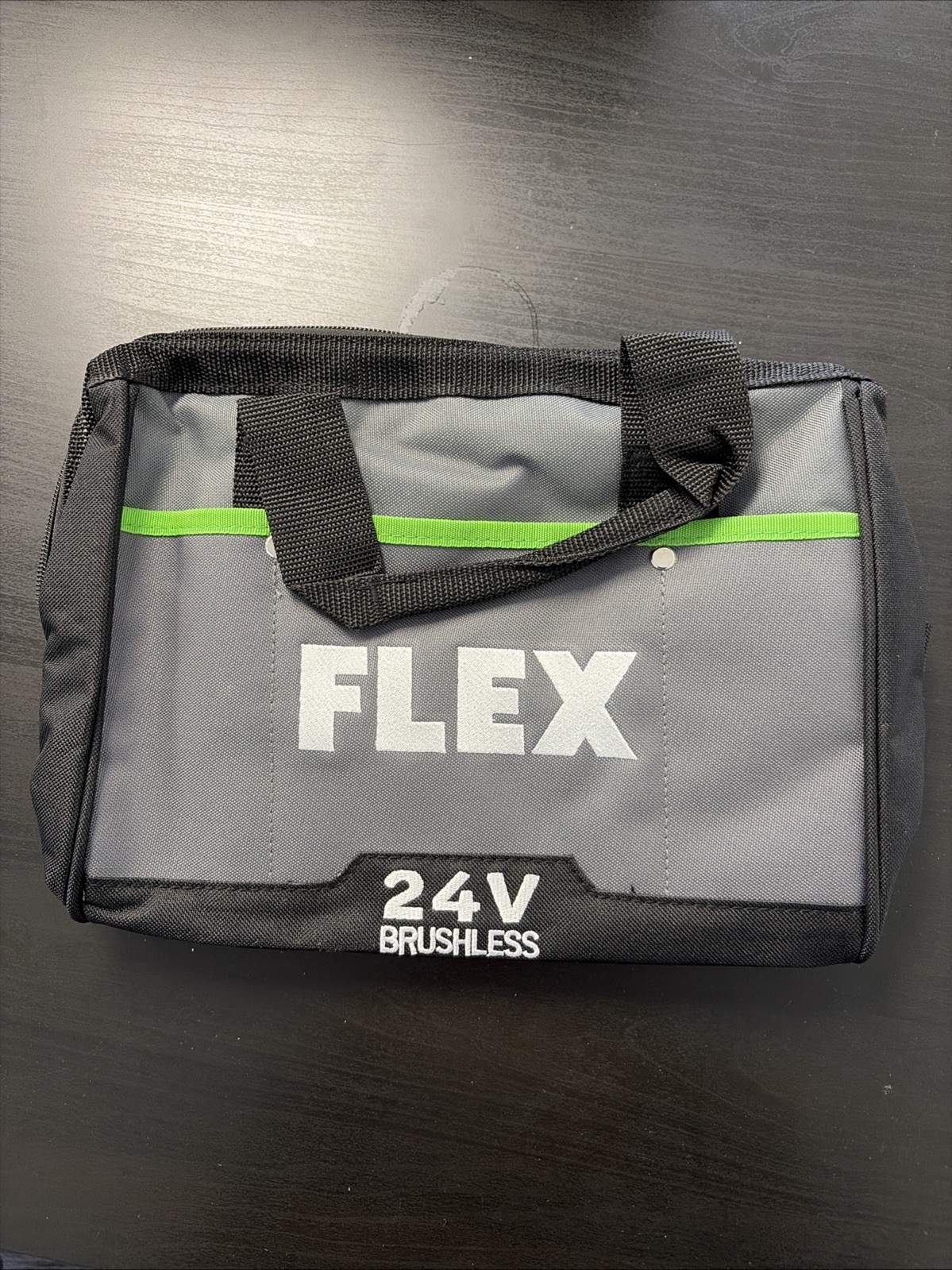 Flex 24v Power Tool Storage Bag with Zipper and Handles 12″ x 10″ x 10″
