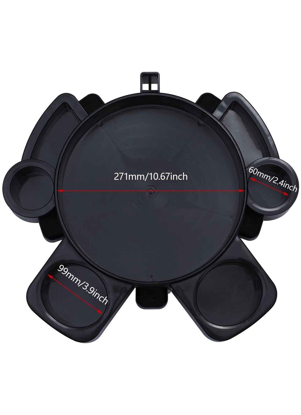 Removable Rolling Bucket Dolly-Easy Push 360 Degree Rolling Rotation Casters-…