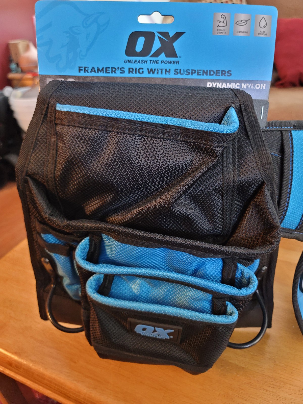 OX Pro Framing Tool Belt with Suspenders / Brand New **FREE SHIPPING**