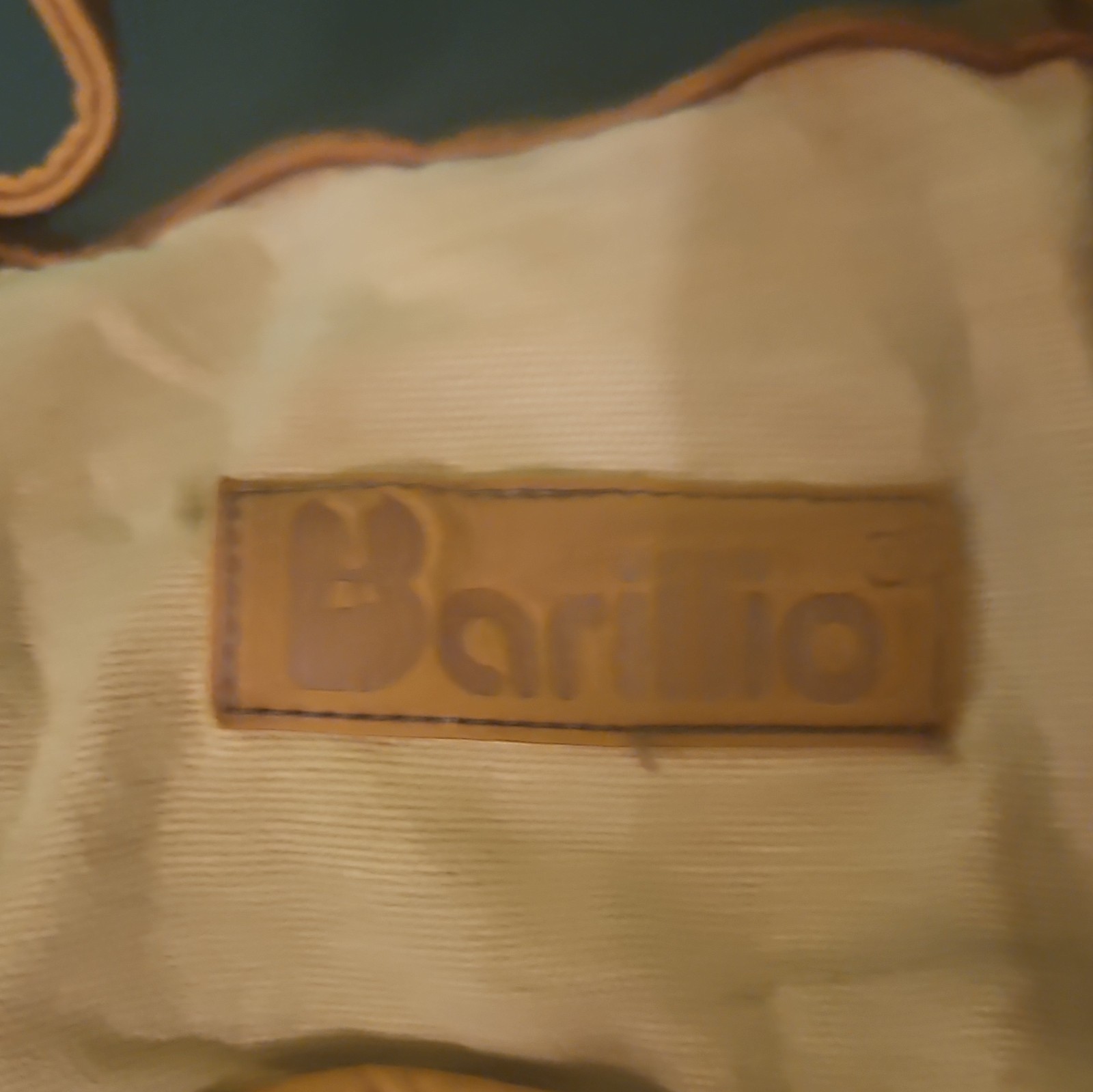 Barillo Canvas Roll-Up Tool Pouch Organizer Tan/Brown with Handle, 1 Item
