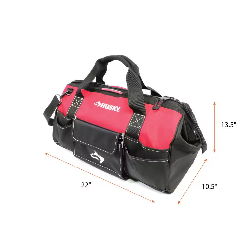 22 In. Spring-Loaded Tool Bag