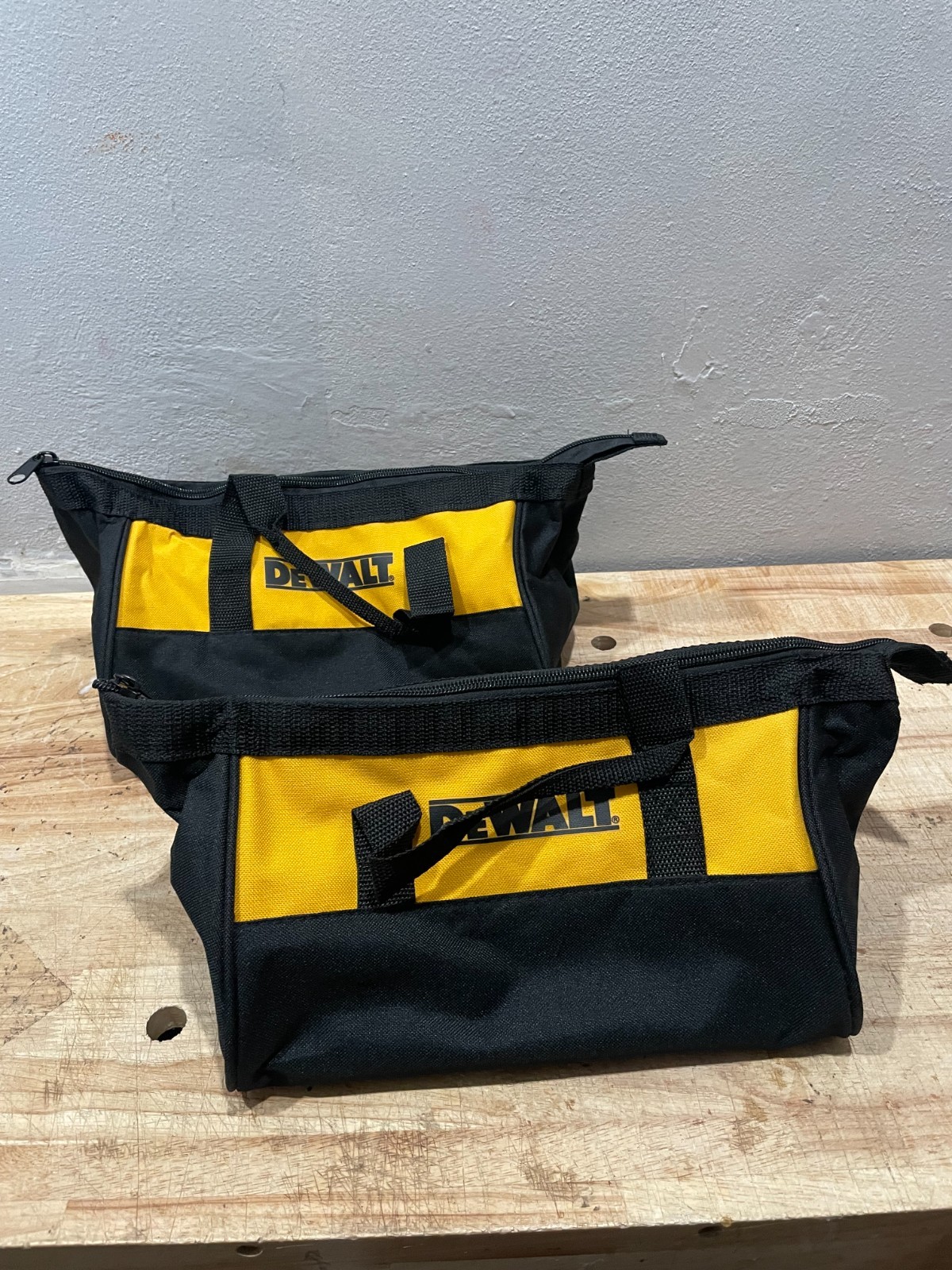 Dewalt 11” Heavy Duty Ballistic Nylon Tool Bag 11” x 8” x 7”( 2 new bags )