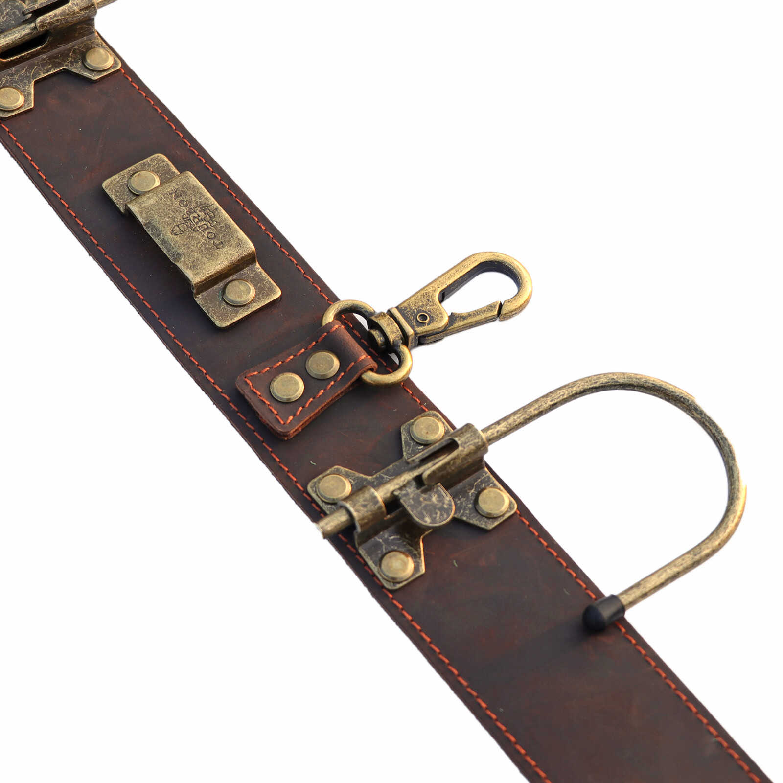 Leather 2inch Tools Belt Hammer Hooks Scaffolding Holder Drill Holster