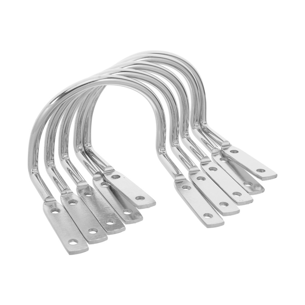 5Pcs Hammer Wall Hangers Durable Iron Tool Holder for Home Garage Storage Silver