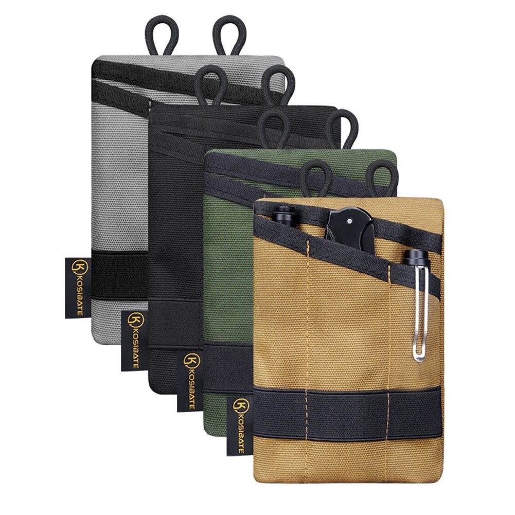 Wear-Resistant EDC Tool & Card Storage Bag Portable Organizer for Camping Hiking