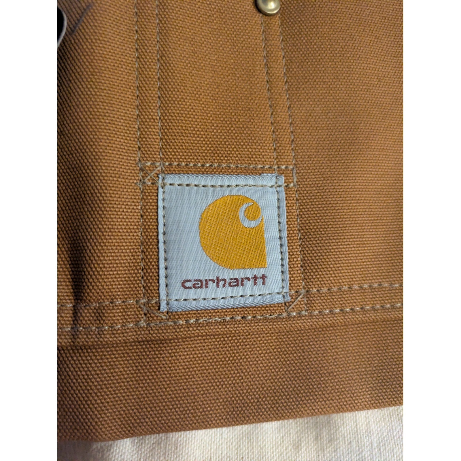 Carhartt Duck Apron A09 BRN Brown Tool Belt Waist Pockets Large X-Large NWT
