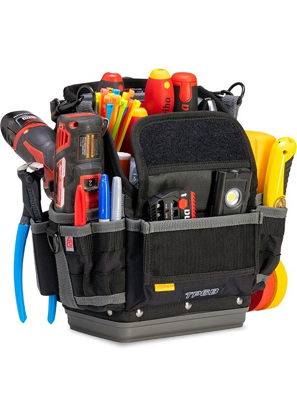 Veto Pro Pac TP6B Six Pocket Small Tool Pouch w/ Base