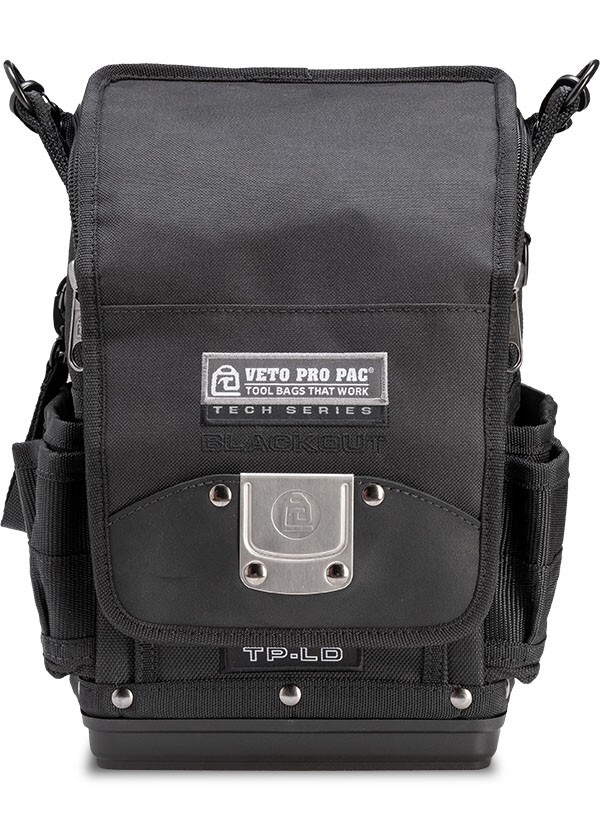 Veto Pro Pac TP-LD BLACKOUT Large Compact Tech Tool & Meter Pouch, VPP10746