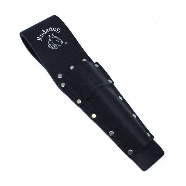 Ironworkers Leather Single Bullpin Holder With Belt Loop – Rudedog U.S.A.