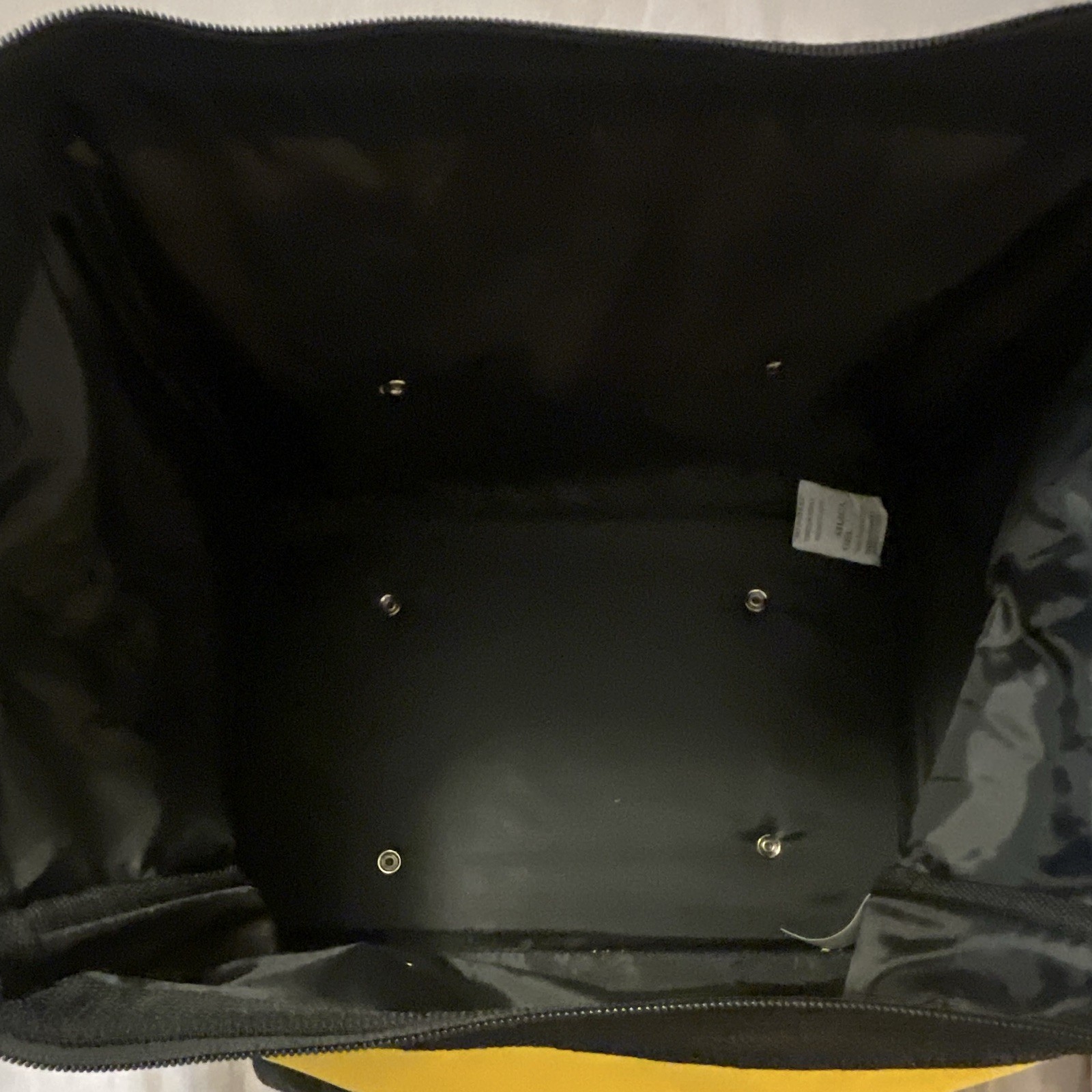 DEWALT Black/Yellow Nylon Tool Bag Zipper Closure Carry Case w/ Handles