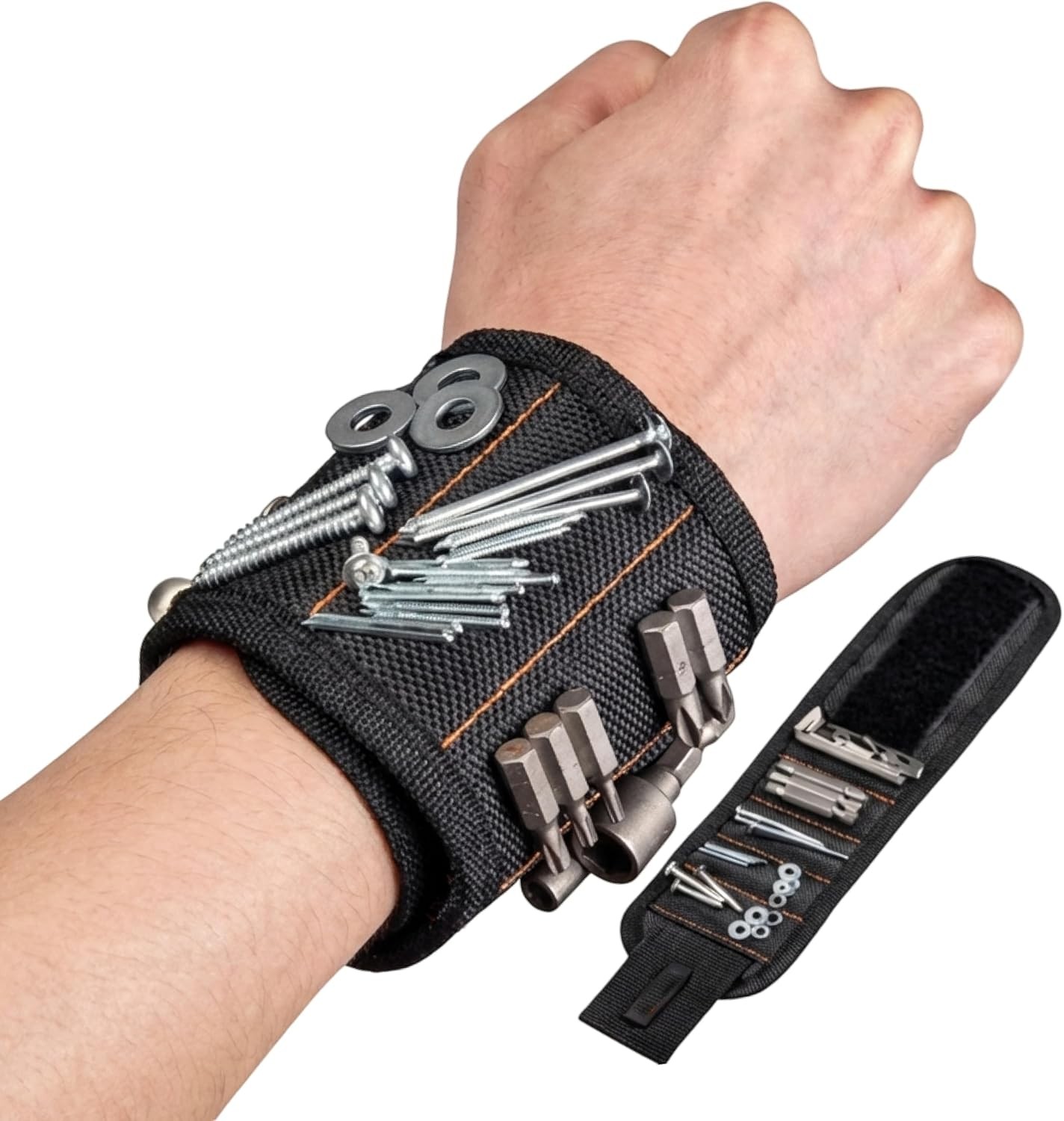Magnetic Wristband with UPGRADED 15 Strong Magnets Free Shipping