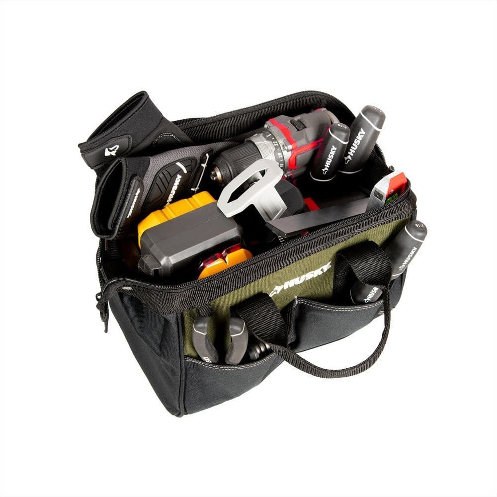 Army Green 12 In. Tool Bag