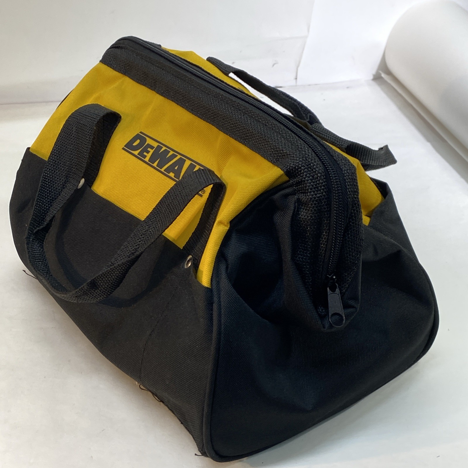 DEWALT 13in Mini Heavy Duty Contractor Tool Bag Yellow/Black