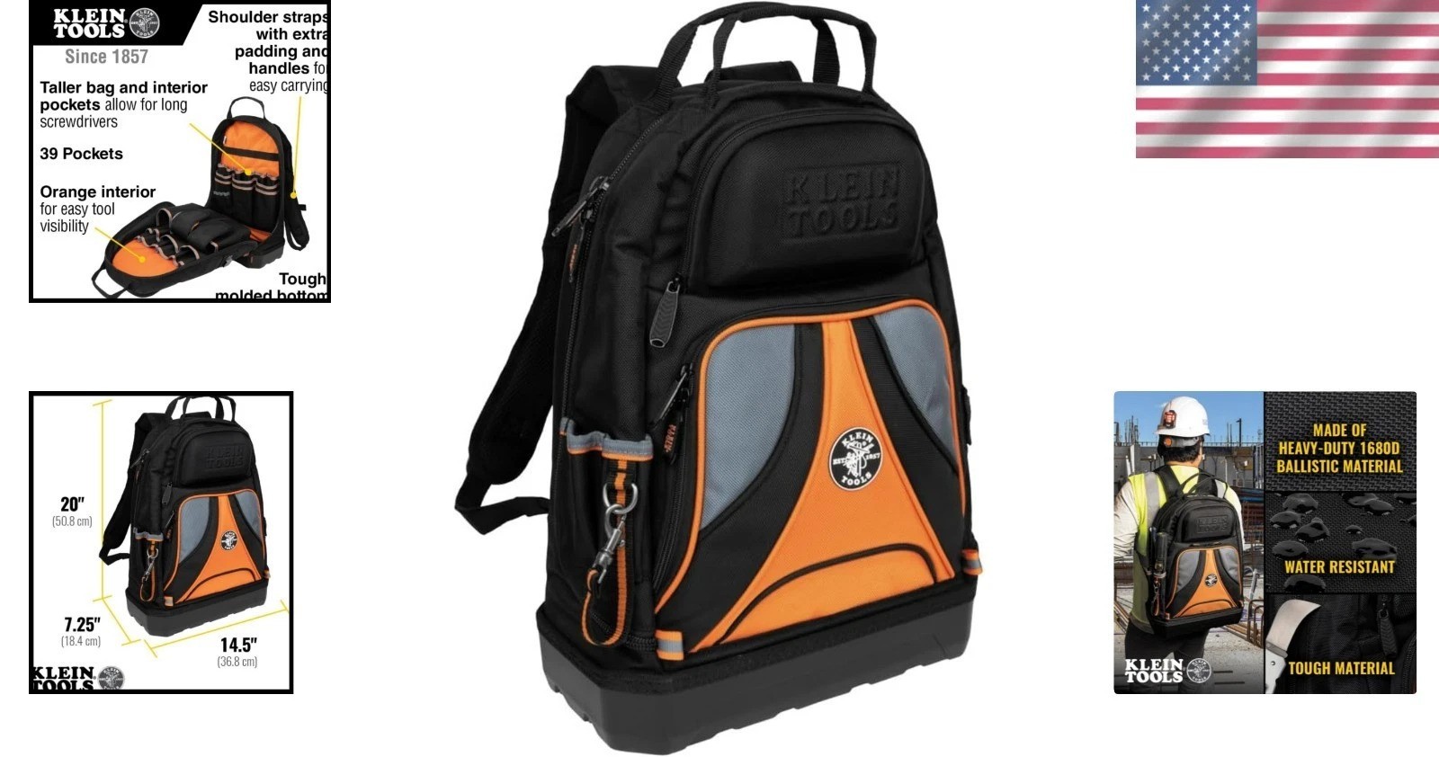 Professional Tradesman Tool Bag Backpack – Durable, Waterproof & Spacious