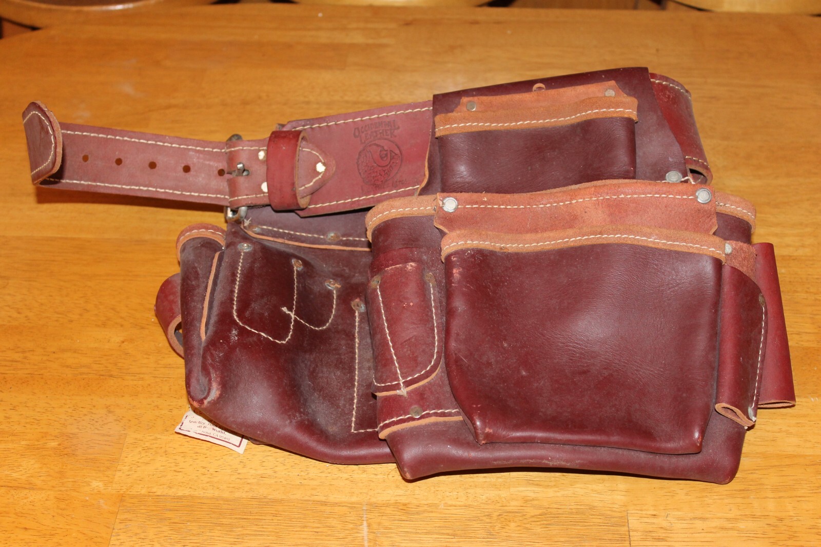 Occidental Leather 5080M Medium Leather Pro Framer Tool Belt With Drill Holster