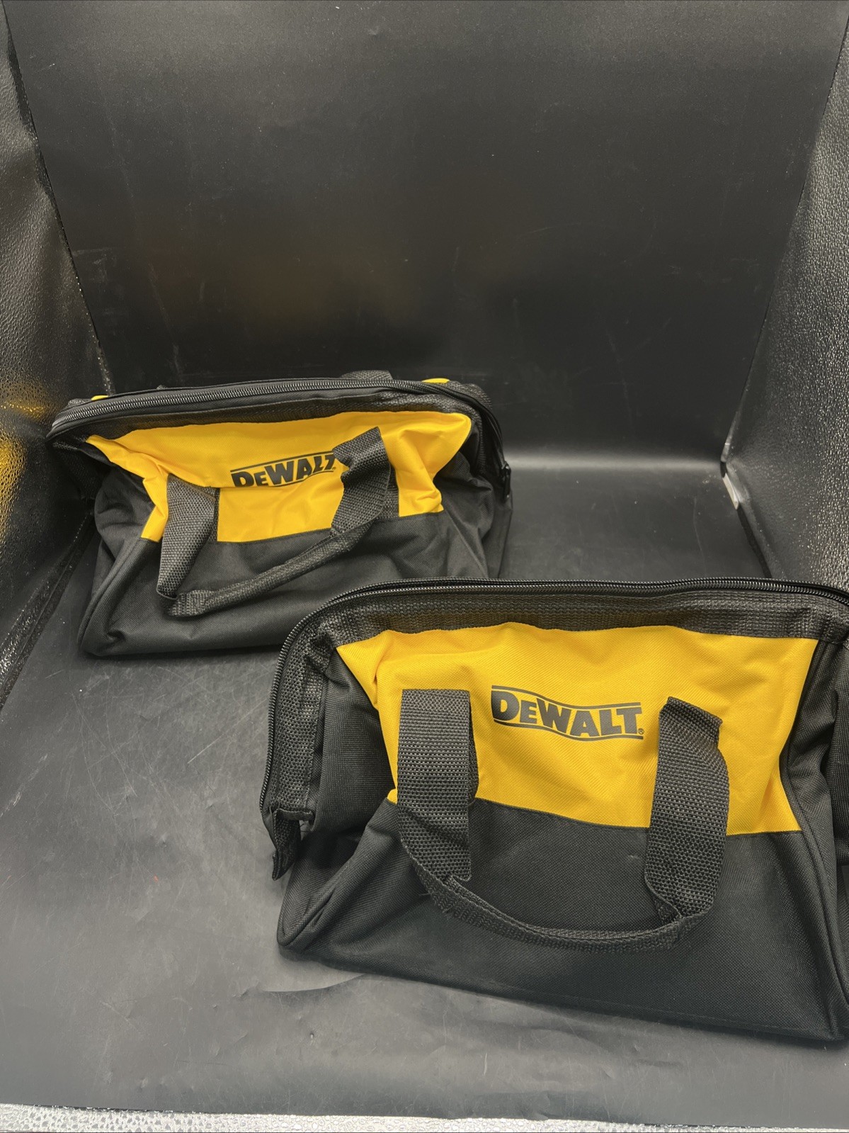 SET OF 2 DeWALT Heavy Duty Ballistic Nylon 13″ Tool Bags (13” x 9” x 10”)