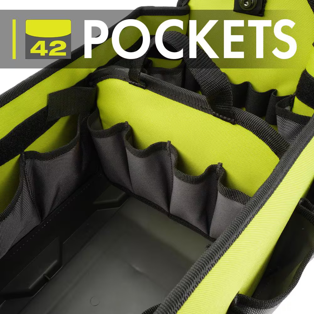 NEW Durable Portable and Compatible with RYOBI LINK System Tool Bag 42 Pockets