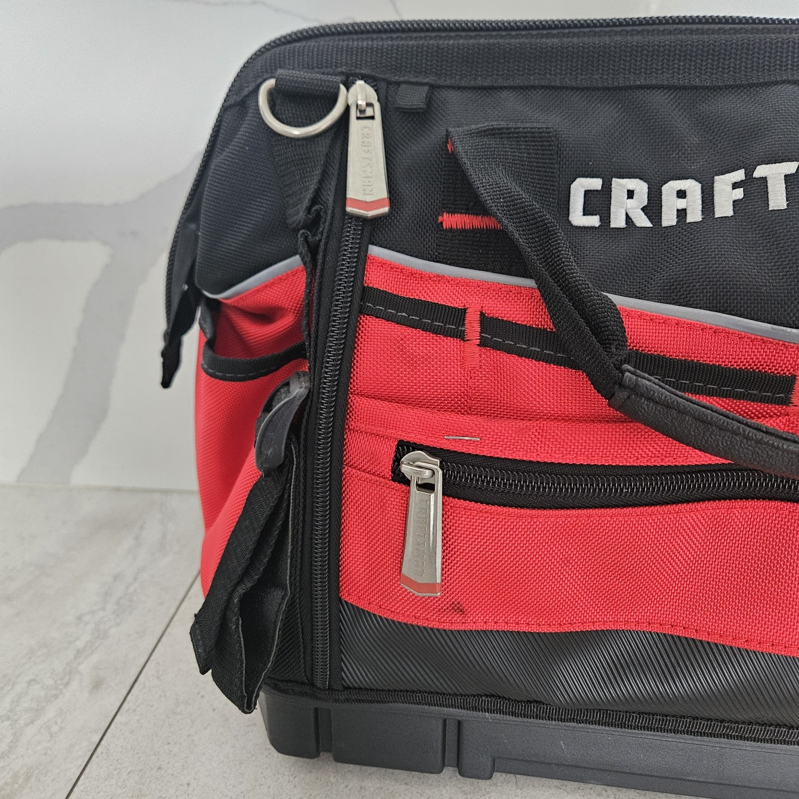 Craftsman Versastack 17 In Tool Bag Used Great Condition Toolbag Red Heavy Duty