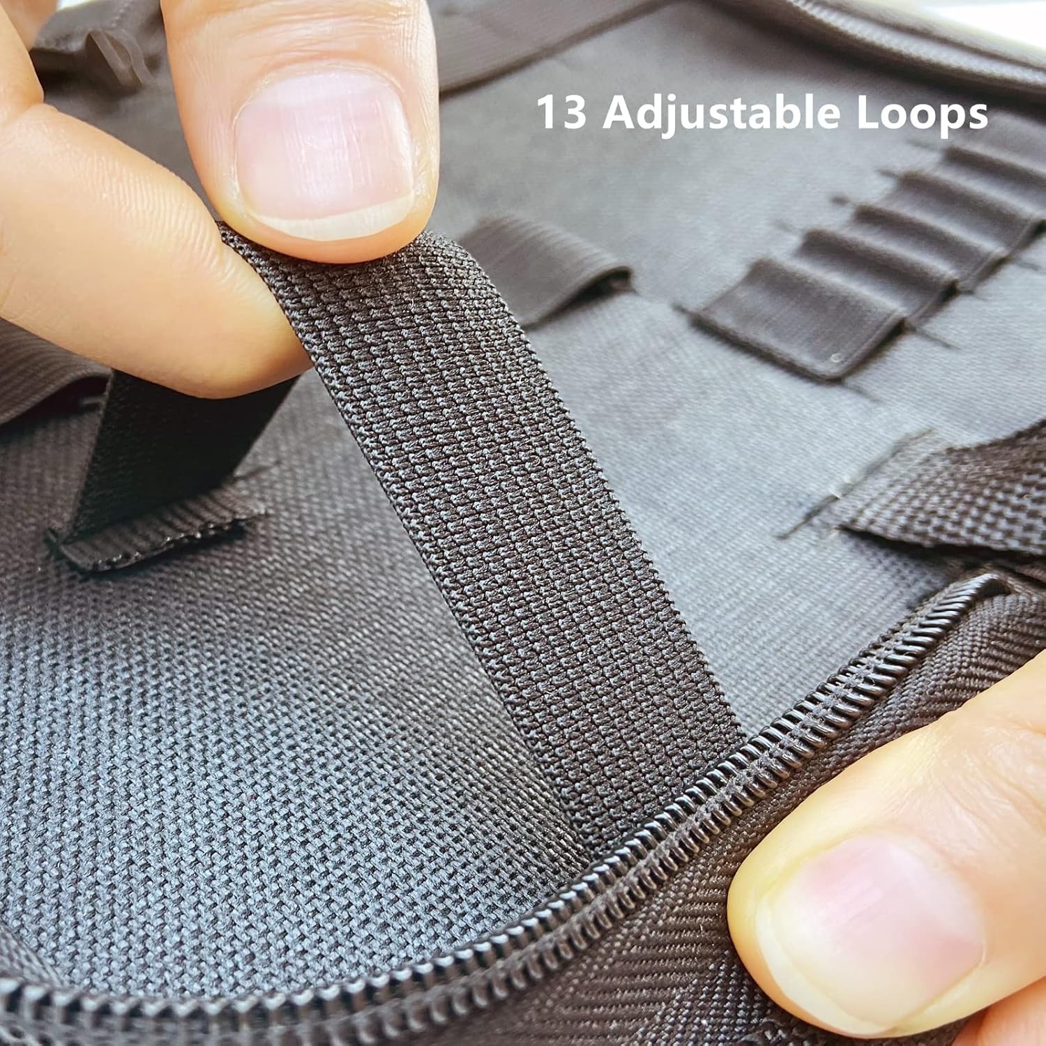 Durable 2-Pack Utility Tool Bags with Storing Belt for Crafting & Home Projects