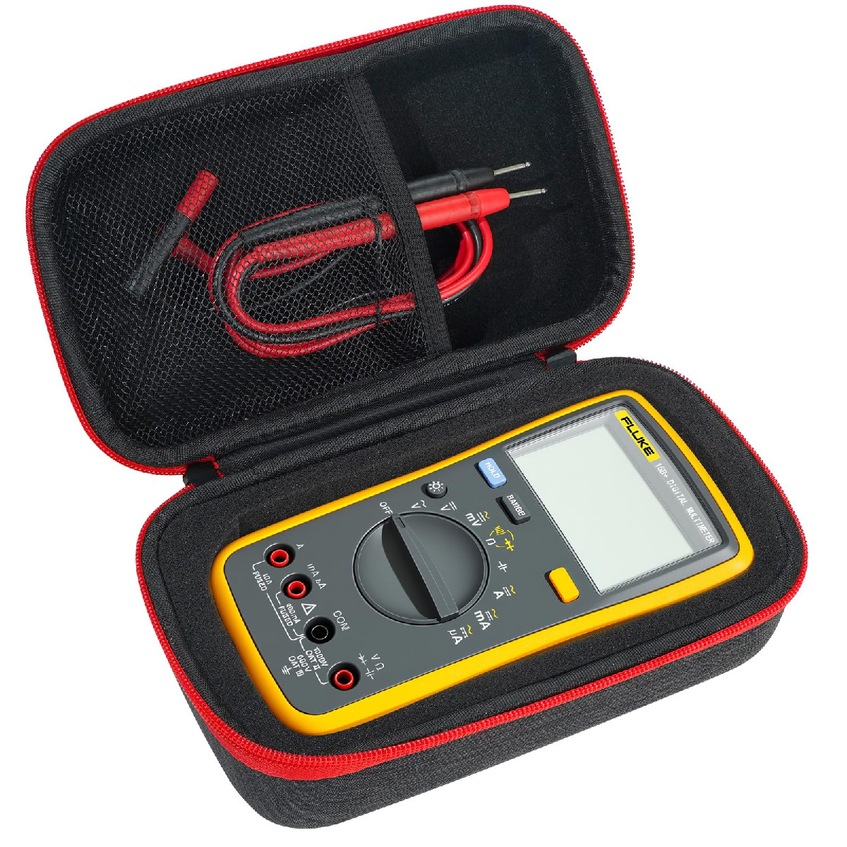 Csdwell Hard Multimeter Carrying Case Compatible Fluke Klein Astroai Kaiweets