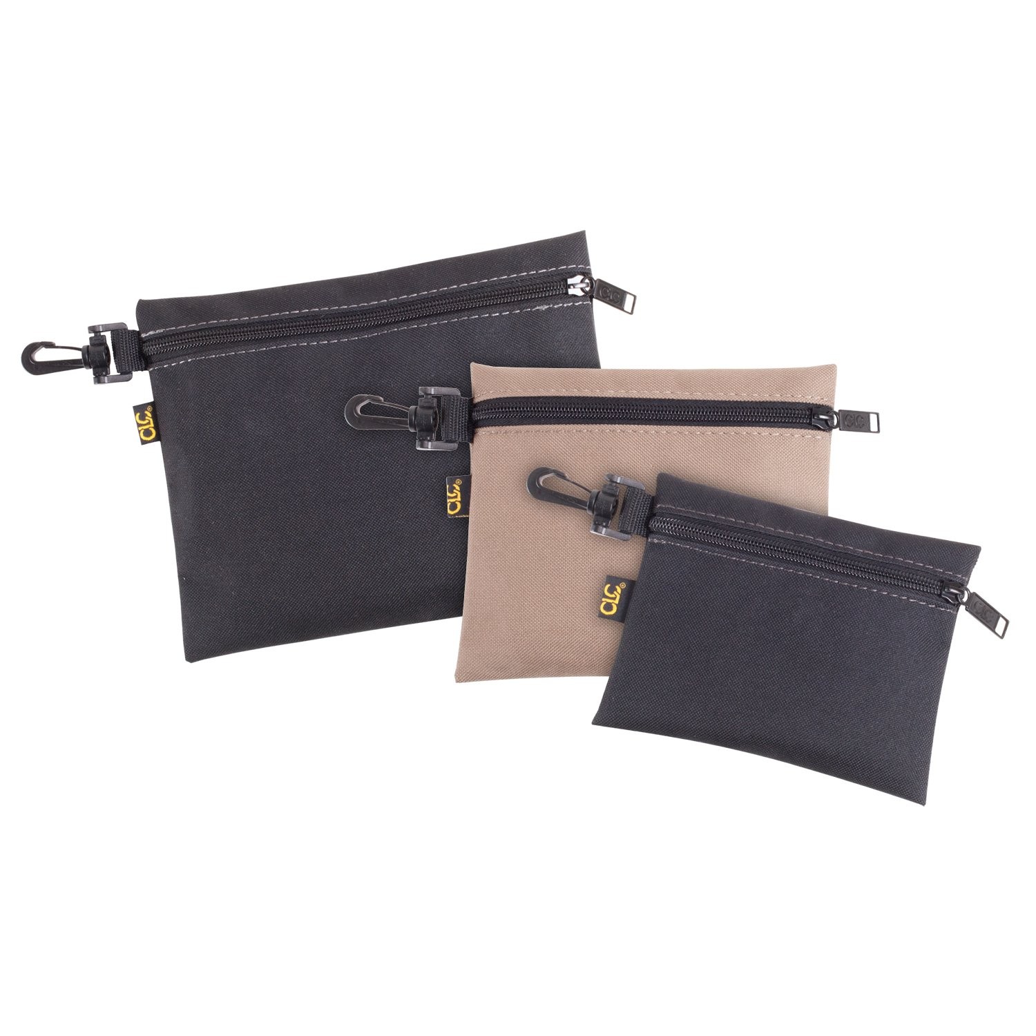 CLC Custom Leathercraft 1100 Multi-Purpose Clip-on Zippered Pack of 1, Multi