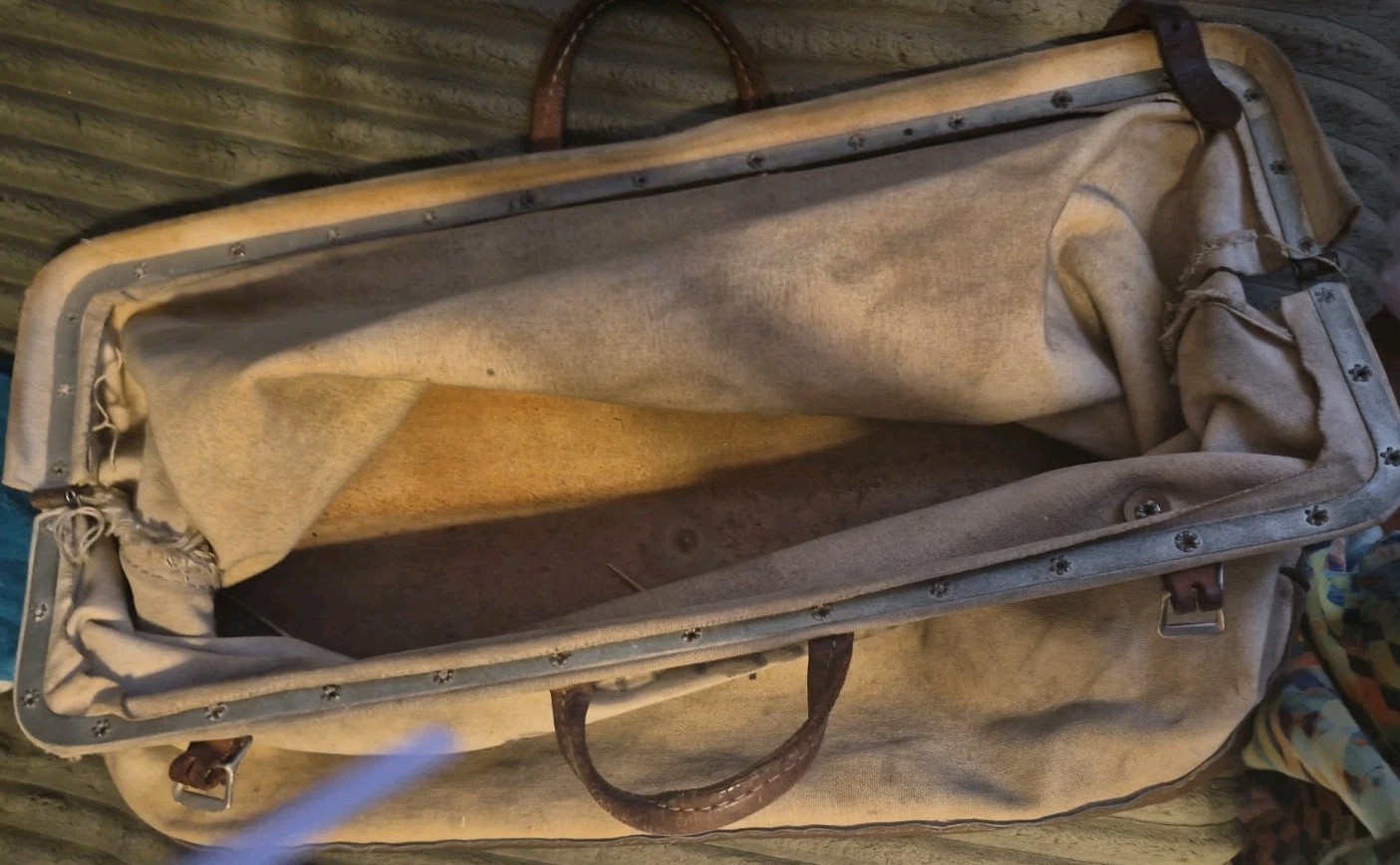 Klein Tools Bag 5102-24 Heavy Canvas 24″ Lineman Storage Tote Vintage