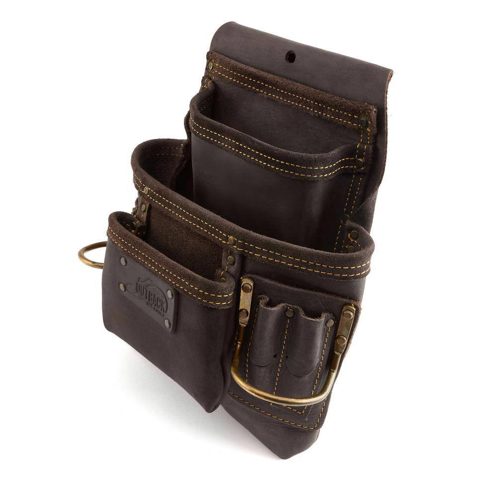 Pro Tool Pouch, Dual Hammer Holder (4-Pocket)