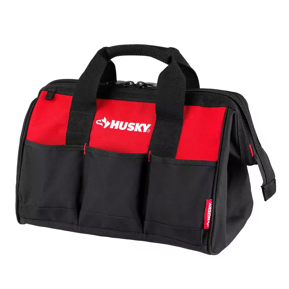 15 In. 8 Pocket Zippered Tool Bag