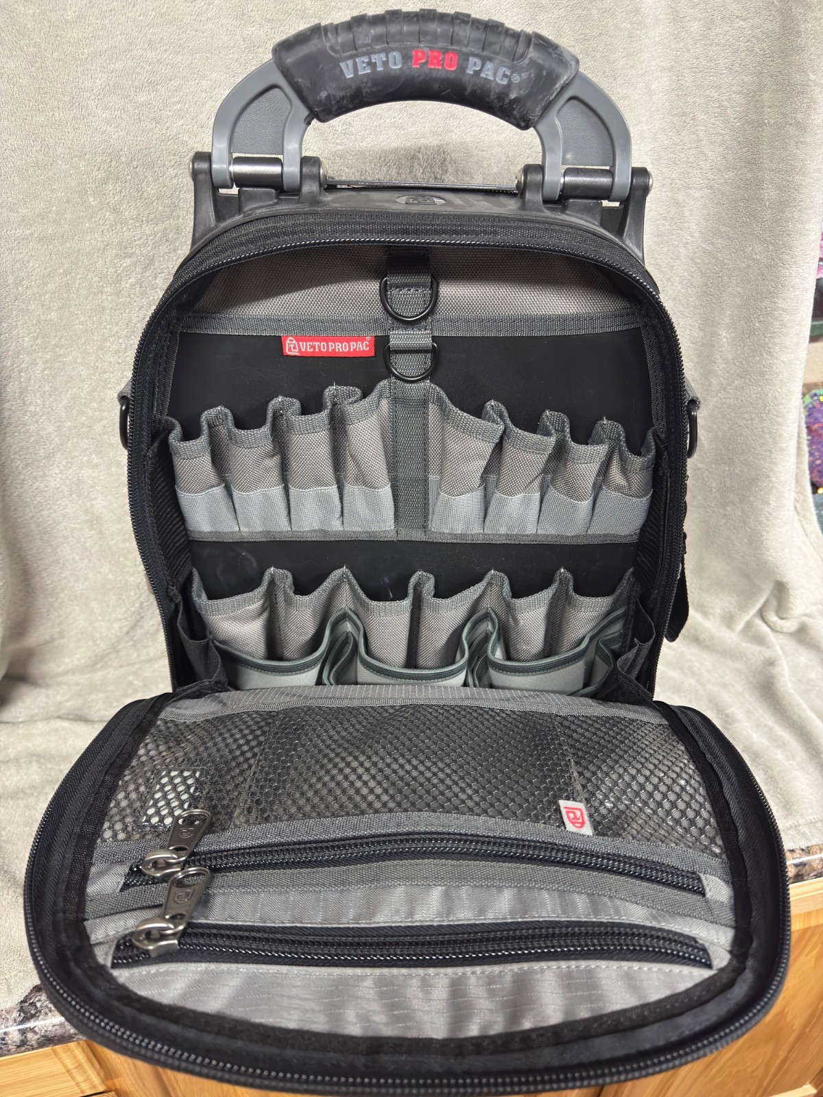 VETO PRO PAC Tech Pac LT Laptop Backpack Tool Bag VPP10065 Excellent Condition