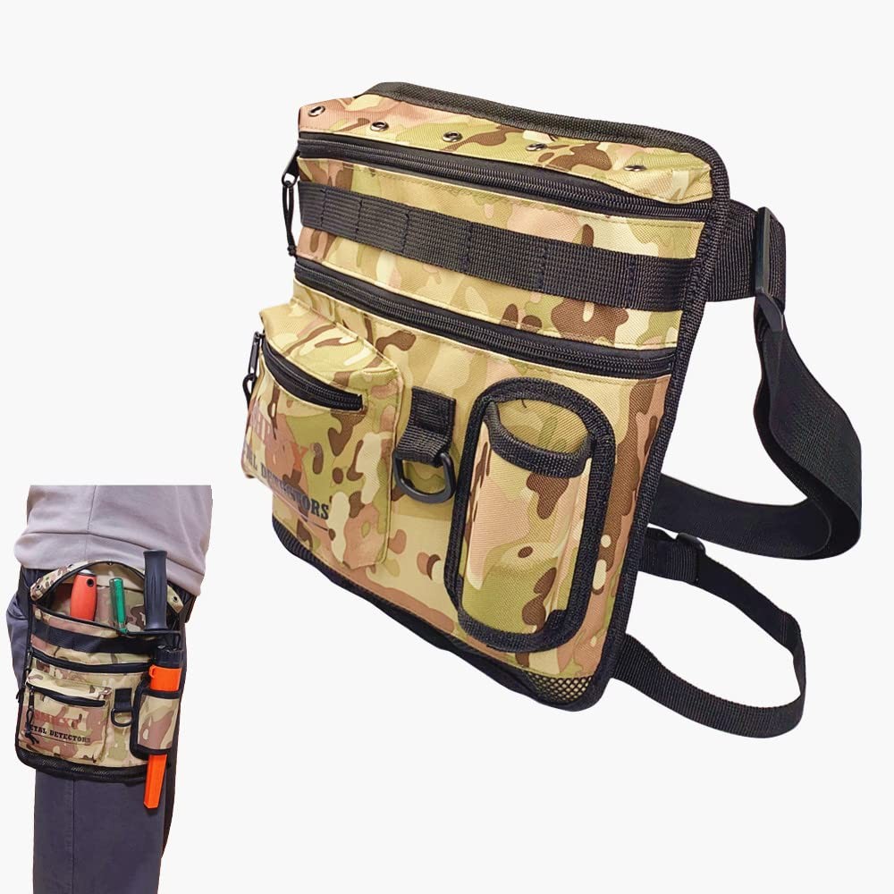 Pointer Metal Detector Find Bag Detecting Digger Tools Waist Pack coral