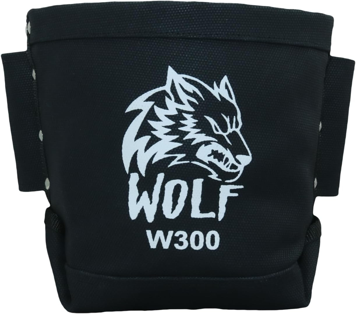 Wolf Black Canvas Tool Pouch, Tunnel Belt Loop, Bull Pin Loops & Bolt Bag Tote