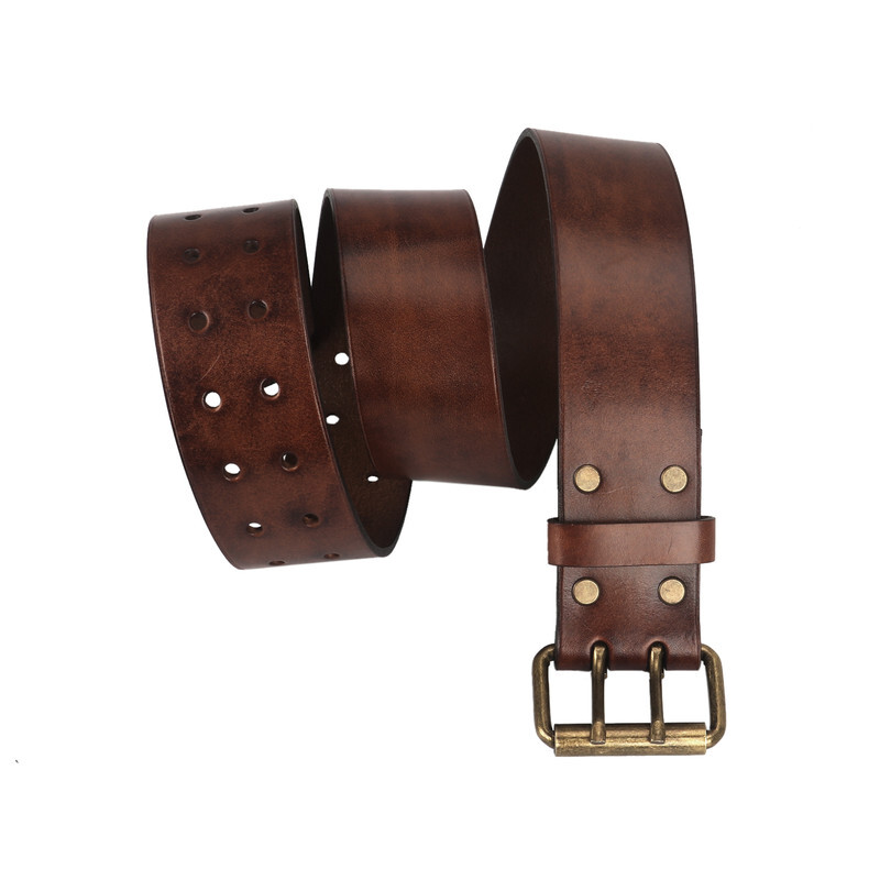 Full Leather Tool Carrying Workshop Belt 2in Wide Holster Hold Rig Belt
