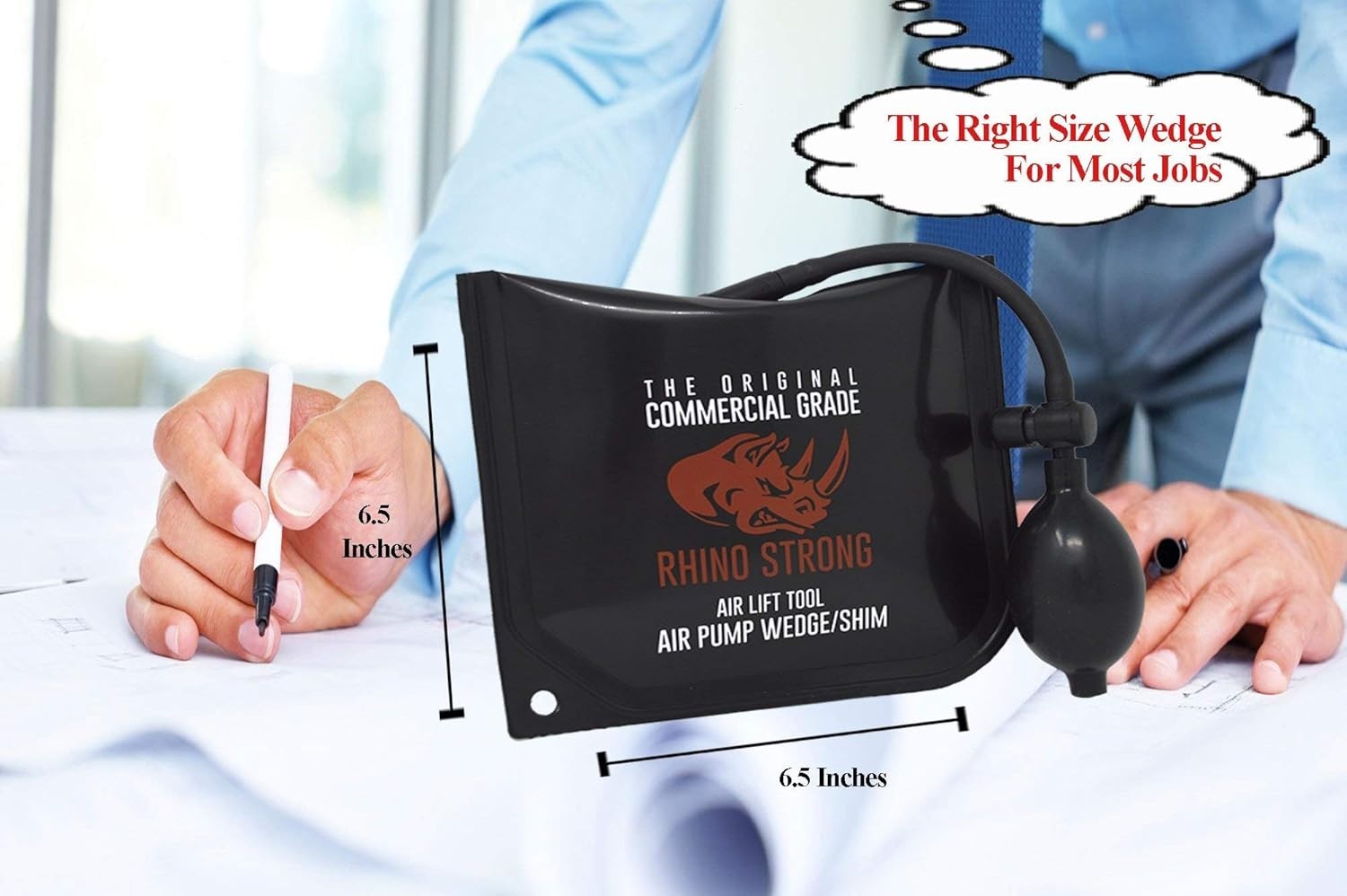 The Original Commercial Grade Air Wedge Bag 2.0 Pump Professional Leveling Kit