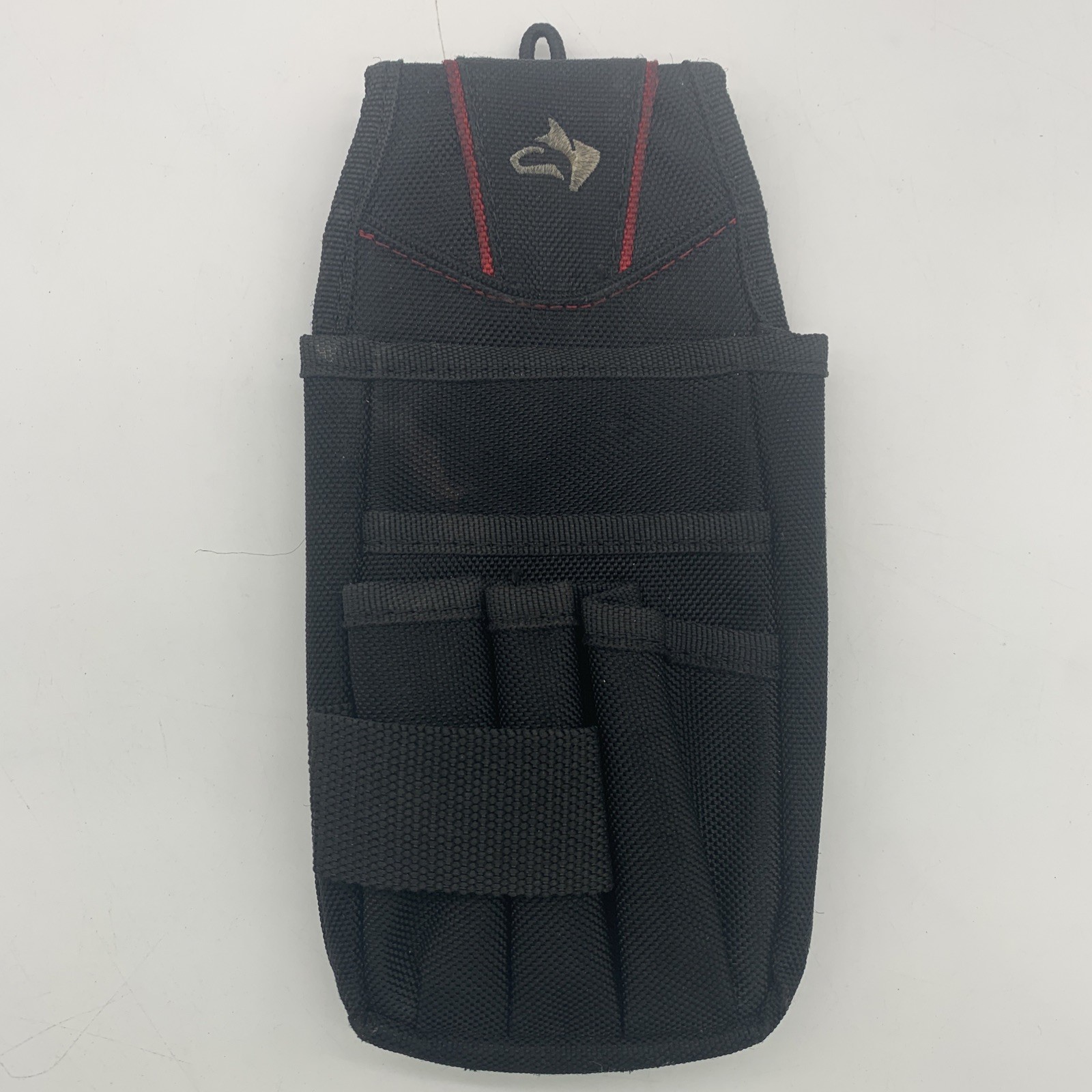 Husky 7 Heavy Duty Interior Storage Pocket Black Utility Tool Belt Pouch