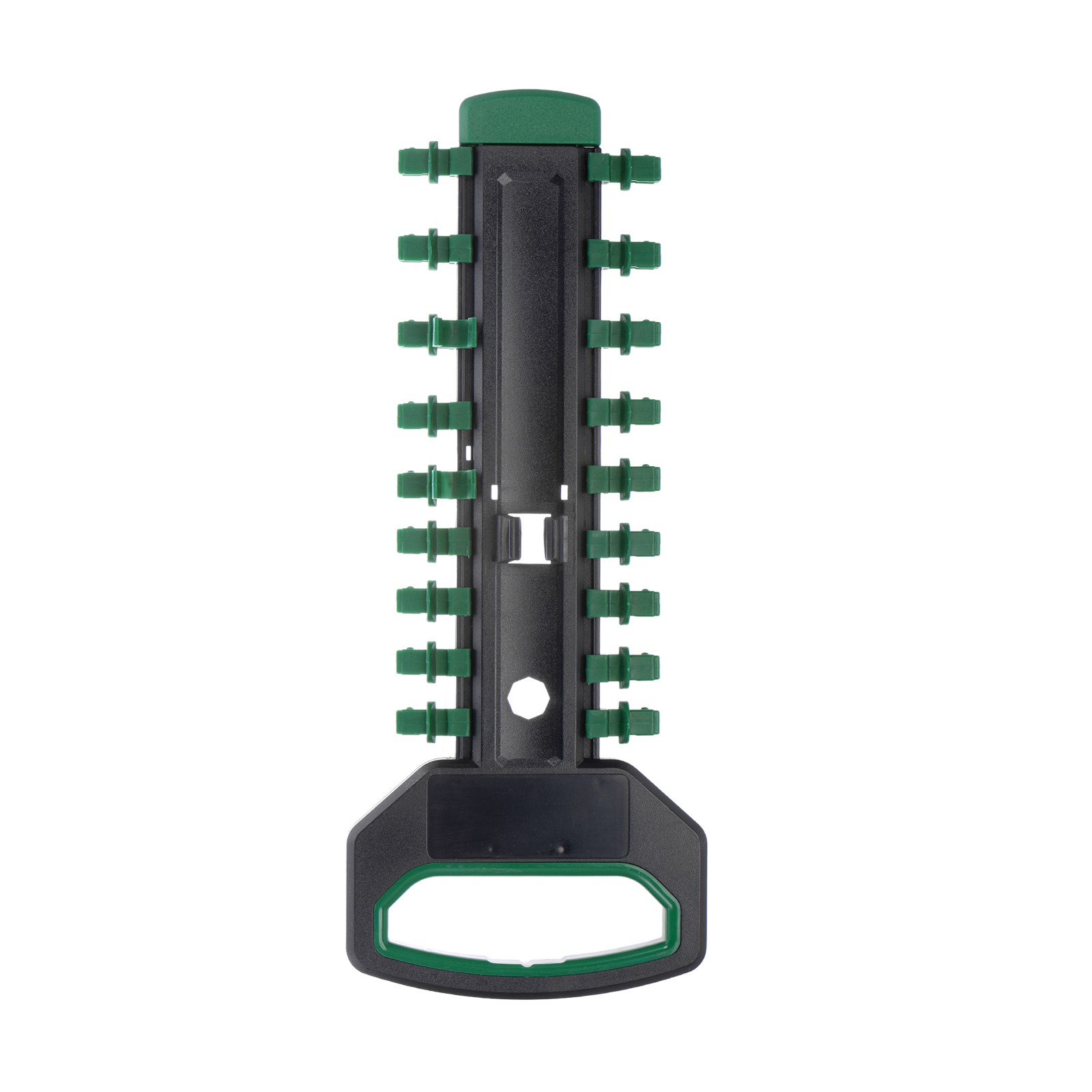 Socket Organizer 3/8″ Drive x 20 Clips Portable Socket Clip Rail Holder, Green