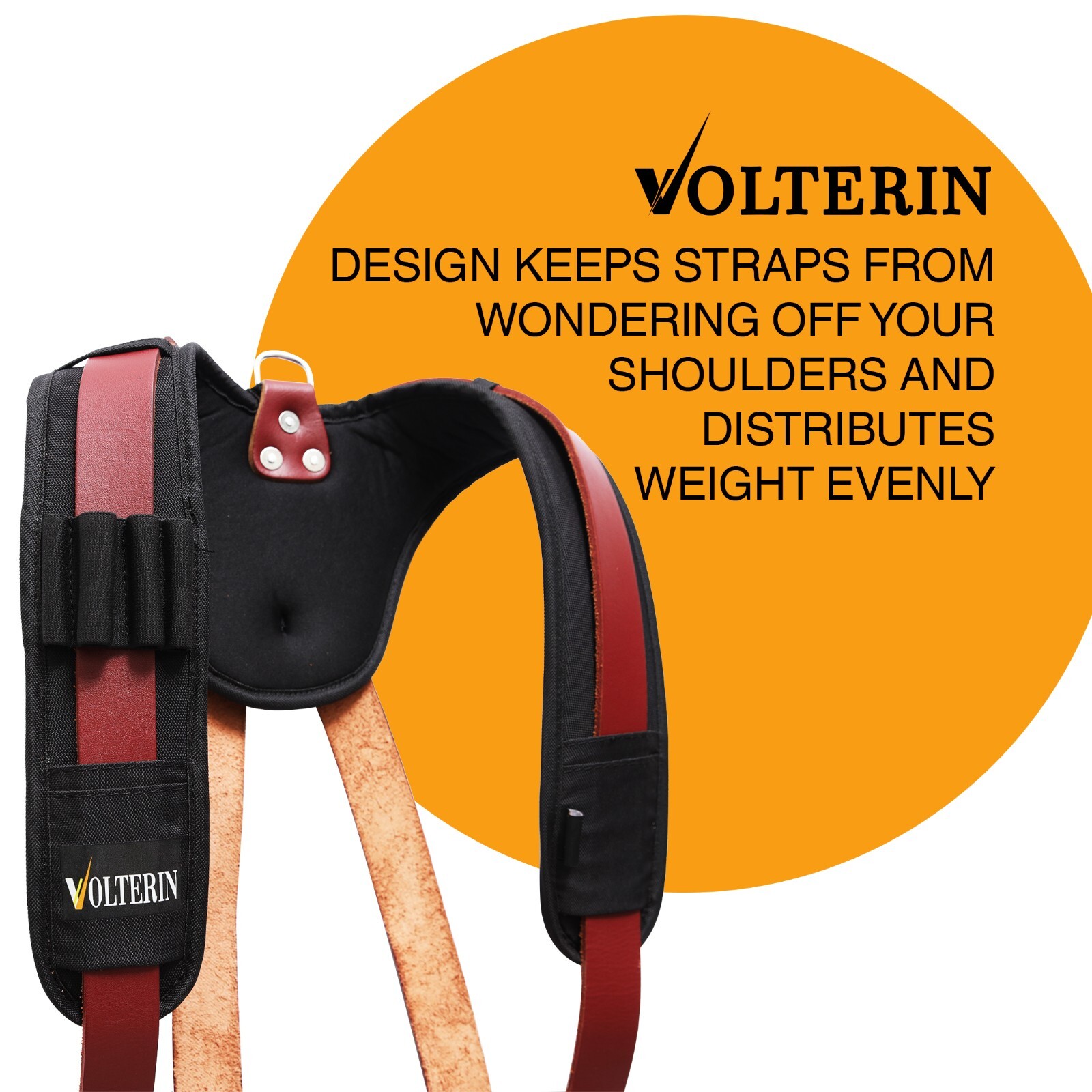 Leather Tool Belt Suspenders, Leather Suspenders, Heavy Duty Construction Belts