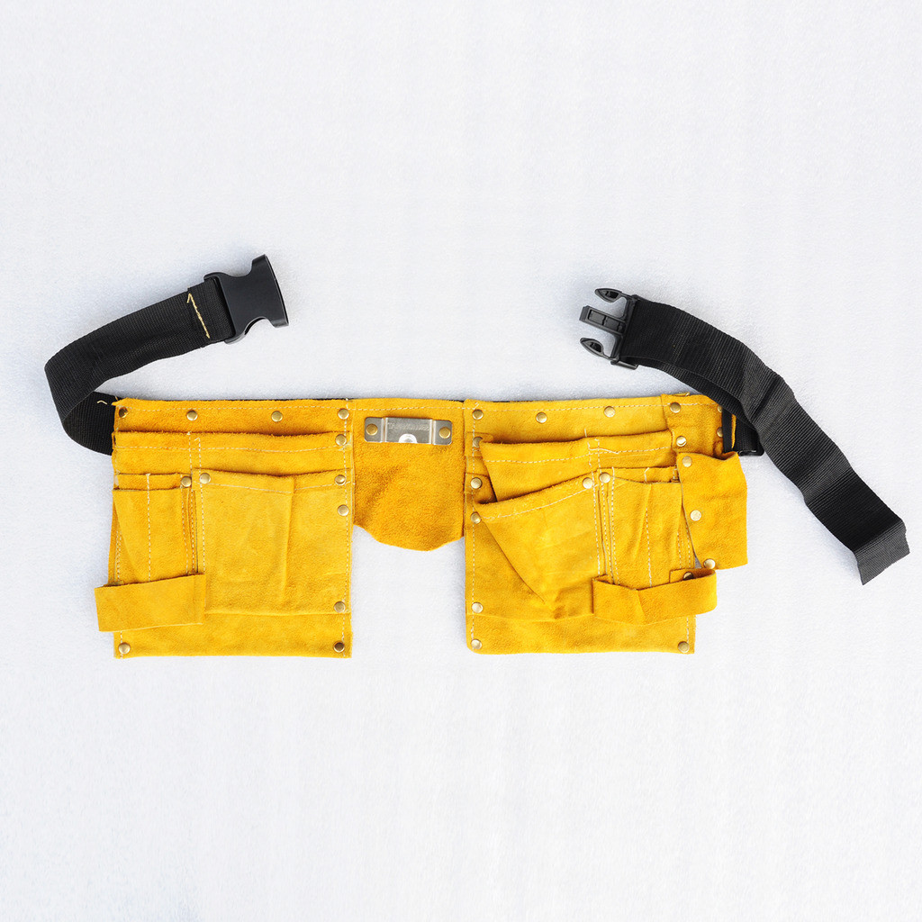 KA Tool Pouch Work Bag Leather Belt For Electrician Maintenance Carpenter Worker