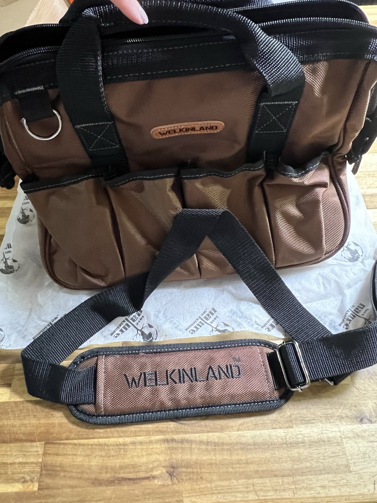 Welkinland 17 Pockets Electricians Tool Bag