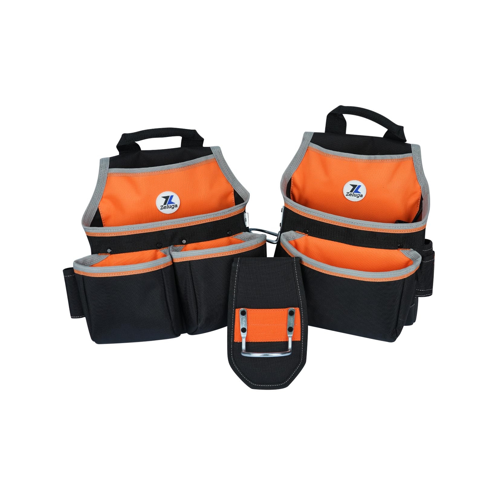 20216 Multiple Large Pockets Tool Belts For Men With Suspenders 4″ Padded Toolbe