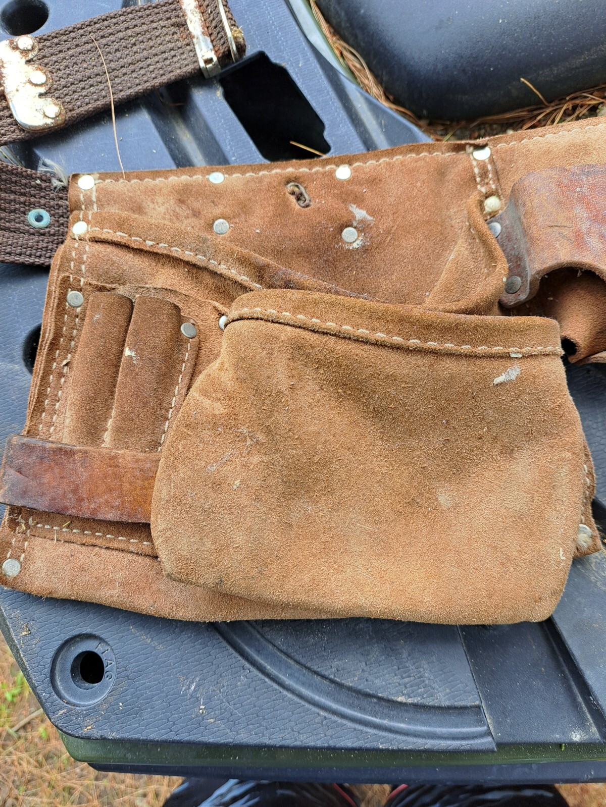 Heavy Split Cowhide Multi-Pocket Tool Belt 490X by Nicholas High Qlty USA Made